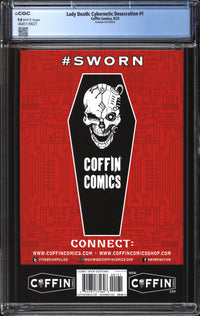 Lady Death: Cybernetic Desecration (2023) #1 Premium Foil Edition CGC 9.8 NM/MT