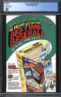 Web Of Spider-Man (1985) #  8 CGC 9.8 NM/MT