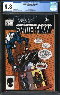 Web Of Spider-Man (1985) # 12 CGC 9.8 NM/MT