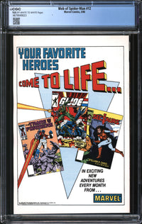 Web Of Spider-Man (1985) # 12 CGC 9.8 NM/MT