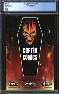 Lady Death: Dreams (2024) #1 Flames Edition CGC 9.8 NM/MT