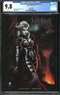 Lady Death: Extinction Express (2016) #1 Naughty Edition CGC 9.8 NM/MT