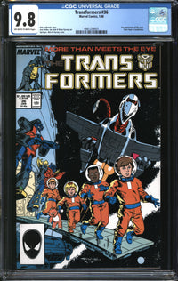 Transformers (1984) #36 CGC 9.8 NM/MT