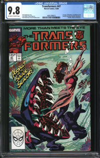 Transformers (1984) #47 CGC 9.8 NM/MT