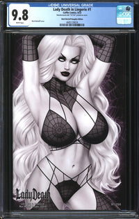 Lady Death In Lingerie (2023) #1 Matt Merhoff Naughty Edition CGC 9.8 NM/MT