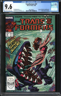 Transformers (1984) #47 CGC 9.6 NM+