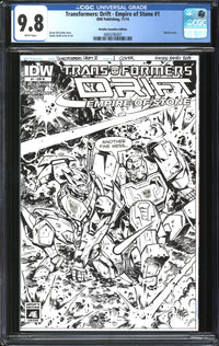 Transformers: Drift - Empire Of Stone (2014) #1 Retailer Incentive Edition CGC 9.8 NM/MT