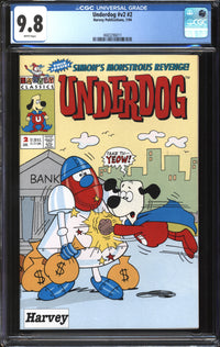 Underdog (1993) #2 CGC 9.8 NM/MT