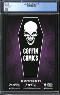 Lady Death In Lingerie (2023) #1 Matt Merhoff Naughty Edition CGC 9.8 NM/MT