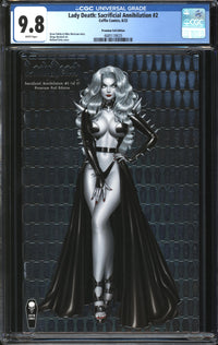 Lady Death: Sacrificial Annihilation (2022) #2 Premium Foil Edition CGC 9.8 NM/MT