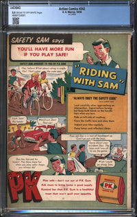 Action Comics (1938) #242 U.K. Edition CGC 3.5 VG-