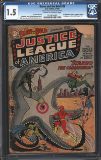 Brave And The Bold (1955) # 28 CGC 1.5 FR/GD