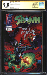Spawn (1992) #  1 CGC Signature Series 9.8 NM/MT Signed Todd McFarlane
