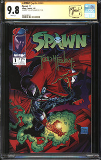 Spawn (1992) #  1 CGC Signature Series 9.8 NM/MT Signed Todd McFarlane