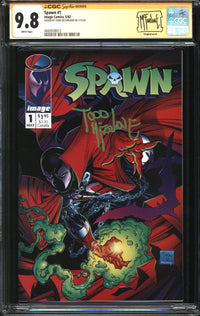 Spawn (1992) #  1 CGC Signature Series 9.8 NM/MT Signed Todd McFarlane