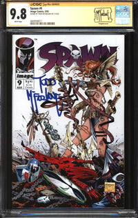 Spawn (1992) #  9 CGC Signature Series 9.8 NM/MT Signed Todd McFarlane