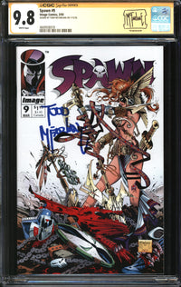Spawn (1992) #  9 CGC Signature Series 9.8 NM/MT Signed Todd McFarlane