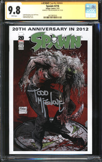Spawn (1992) #216 CGC Signature Series 9.8 NM/MT Signed Todd McFarlane