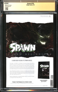 Spawn (1992) #216 CGC Signature Series 9.8 NM/MT Signed Todd McFarlane