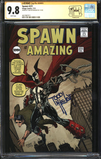 Spawn (1992) #221 CGC Signature Series 9.8 NM/MT Signed Todd McFarlane