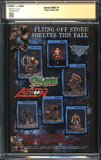 Spawn Bible (1996) #1 CGC x JSA Signature Series 9.6 NM+ Signed Todd McFarlane & Al Simmons