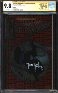 Amazing Spider-Man (2023) #300 Facsimile Edition CGC Signature Series 9.8 NM/MT Signed Todd McFarlane