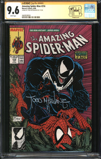Amazing Spider-Man (1963) #316 CGC Signature Series 9.6 NM+ Signed Todd McFarlane