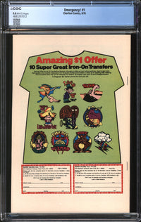 Emergency! (1976) #1 CGC 9.8 NM/MT