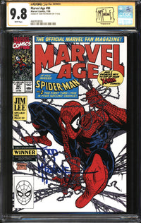 Marvel Age (1983) #90 CGC Signature Series 9.8 NM/MT Signed Todd McFarlane