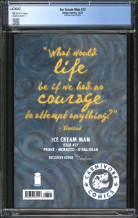 Ice Cream Man (2018) #27 Carnivore Comics Edition CGC 9.8 NM/MT