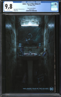 Joker: Year Of The Villain (2019) #1 Bosslogic Planet Awesome Edition B CGC 9.8 NM/MT