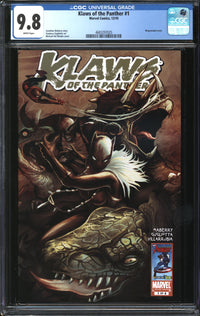 Klaws Of The Panther (2010) #1 CGC 9.8 NM/MT