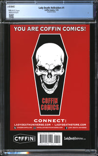 Lady Death: Hellraiders (2019) #1 Bombshell Edition CGC 9.8 NM/MT