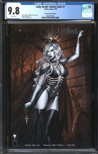 Lady Death: Unholy Ruin (2018) #1 Memento Mori Edition CGC 9.8 NM/MT