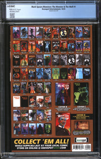 Mark Spears Monsters: The Monster & The Wolf (2025) #1 Variant Cover A18 CGC 9.8 NM/MT