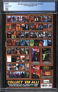 Mark Spears Monsters: The Monster & The Wolf (2025) #1 Variant Cover A66 CGC 9.8 NM/MT