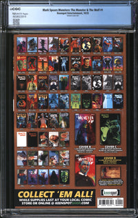 Mark Spears Monsters: The Monster & The Wolf (2025) #1 Variant Cover A67 CGC 9.8 NM/MT