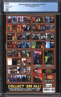Mark Spears Monsters: The Monster & The Wolf (2025) #1 Variant Cover A67 CGC 9.8 NM/MT