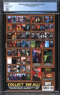 Mark Spears Monsters: The Monster & The Wolf (2025) #1 Variant Cover A68 CGC 9.8 NM/MT