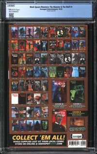 Mark Spears Monsters: The Monster & The Wolf (2025) #1 Variant Cover A79 CGC 9.9 MINT