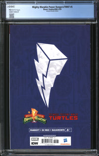 Mighty Morphin Power Rangers/TMNT (2019) #5 Unlocked Retailer Edition CGC 9.8 NM/MT