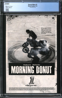 Secret Wars (2015) #1 Skottie Young Variant CGC 9.8 NM/MT