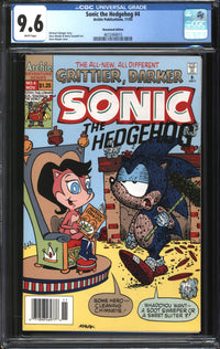 Sonic The Hedgehog (1993) #  4 Newsstand Edition CGC 9.6 NM+