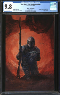 Star Wars: The Mandalorian (2022) #1 Alex Maleev Virgin Edition CGC 9.8 NM/MT