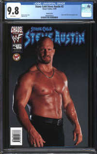 Stone Cold Steve Austin (1999) #2 Variant Cover CGC 9.8 NM/MT