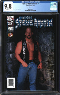 Stone Cold Steve Austin (1999) #1 Photo Variant Cover CGC 9.8 NM/MT