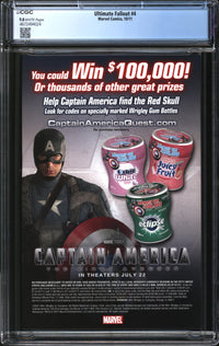 Ultimate Fallout (2011) #4 CGC 9.8 NM/MT