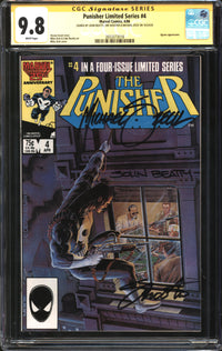 Punisher Limited Series (1986) #4 CGC Signature Series 9.8 NM/MT Signed John Beatty, Jim Shooter & Mike Zeck