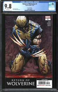 Return Of Wolverine (2018) #1 Second Printing CGC 9.8 NM/MT