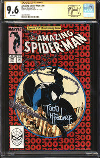 Amazing Spider-Man (1963) #300 CGC Signature Series 9.6 NM+ Signed Todd McFarlane